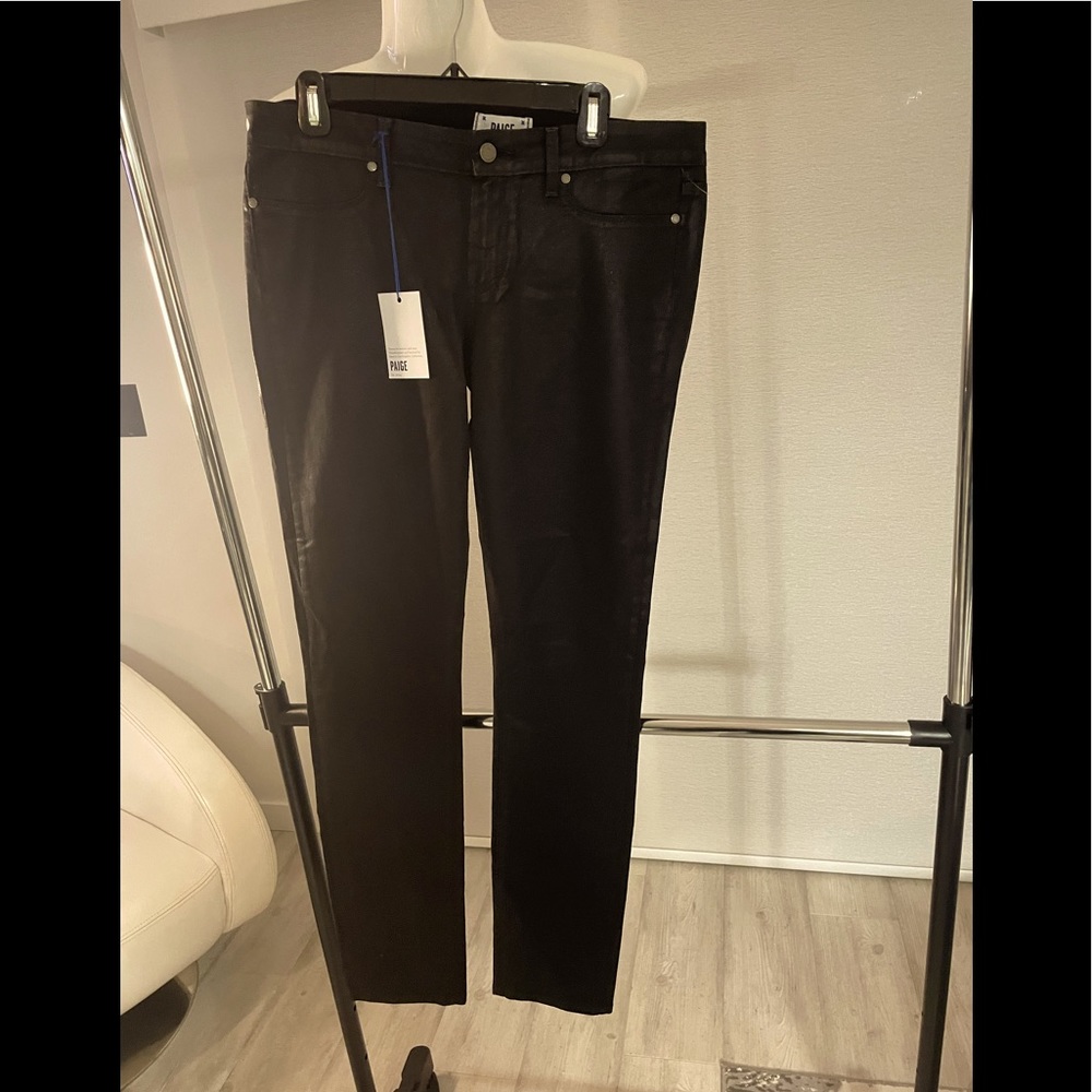 COPY - NWT Paige coated black jeans, size 32